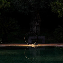 Artemide Architectural "O" Outdoor Floor Lamp