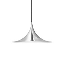 Gubi Semi Metallic Pendant Light 60 Chrome