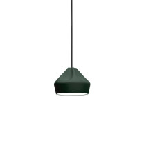 Marset Pleat Box 24 Pendant Green/White