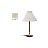 Le Klint 328 Table Lamp Smoked Oak Paper Shade