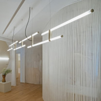 Axolight Paralela LED Linear Suspension in Multiples