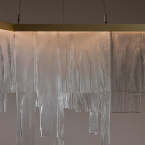 CTO Lighting Cascata Chandelier Glass