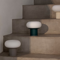 Grey, Green and Egg White AGO Mozzi LED Portable Lamps