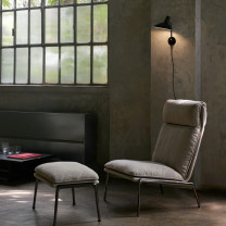 Black &Tradition Tripod HM12 Wall Light in Sitting Room