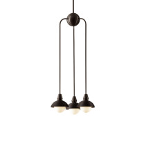 Bert Frank Eos Pendant Drop 3 Long Dark Bronze
