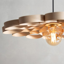 Tom Raffield Arame Pendant Closeup Small