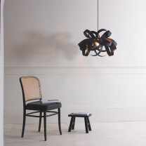 Tom Raffield Noctis Skipper Pendant Over Side Table