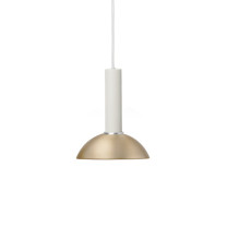 Ferm Living Collect Brass Pendant Hoop High White