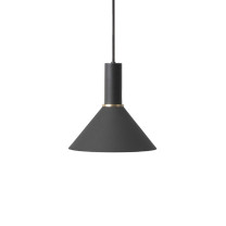 Ferm Living Collect Low Socket Pendant Cone Black Black
