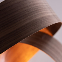 Tom Raffield Verso Wall Light Closeup of Shade