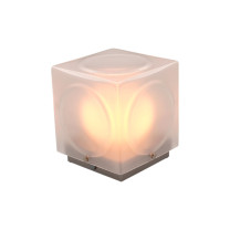 Lee Broom Chant Portable Lamp Frosted Silver