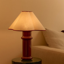 Red Tala Heath Table Lamp