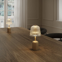 Nuura Asteea LED Portable Lamp on Dining Table