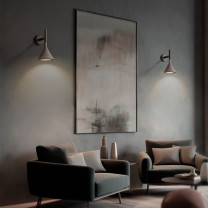 Foscarini Aplomb Mini Wall Light Lifestyle Lounge
