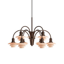 Louis Poulsen PH 1/1 Chandelier Centenary Edition 9 Arm - Off