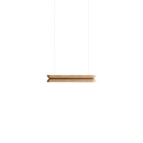 Hollis + Morris Beaufort M2 Horizontal LED Pendant - 26, Natural Oak