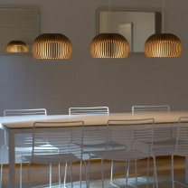 Secto Atto 5000 LED Pendant Light Lifestyle Dining Table