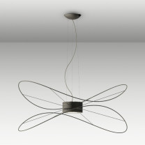 Axolight Hoops LED Suspension Black 2 in Room