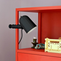 Hay Noc Clamp Light Dark Grey on Shelf