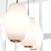 Northern Dahl Pendant brass in multiples