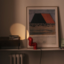 Santa & Cole Tatu LED Table/Wall Light Red