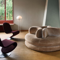 Verpan Wire Floor Lamp in Living Area