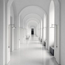 Vibia Tempo 5762 LED Wall Light Black