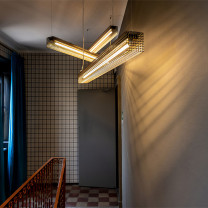 Zero Grid LED Suspension Lifestyle Hallway