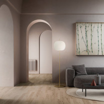 KDLN Kushi XL Table Lamp in Living Room