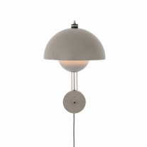 &Tradition Flowerpot VP8 Wall Light Grey Beige