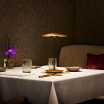 Marset Ginger 20 M LED Portable Table Lamp Lifestyle Hospitality 2