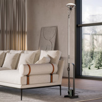 Black Flos Toio Floor Lamp