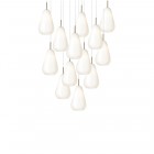 Nuura Anoli 13 Chandelier Opal White