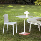 HAY Pao Portable Table Lamp Cream White in Garden