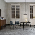 Gubi Semi Metallic Pendant Light Lifestyle Dining Table