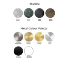 Aromas Del Campo Bell Pendant Marble & Metal Finishes