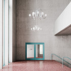 12 Arm HAY Apollo Chandelier on Stairwell