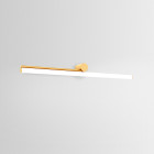 Marset Ambrosia LED Wall Light - 90, Gold, Left