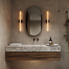 Tala Kilter Wall Lights in Bathroom