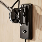 Fritz Hansen Kaiser Idell 6559 Wall Lamp Black Chrome Wall Mount