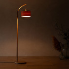 Tom Raffield Stem Floor Light Lights off