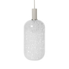 Ferm Living Collect Low Socket Pendant Glass Tall Grey Casca