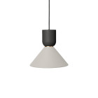 Ferm Living Collect Bell Socket Pendant Bell Black Grey
