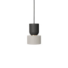 Ferm Living Collect Bell Socket Pendant Disc Black Grey