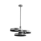 Bert Frank Triarc Pendant Satin Nickel Black