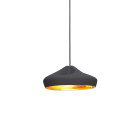 Marset Pleat Box 36 LED Pendant Black Gold