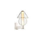 Marset Fragile A1 Wall Light White - Cone and Sphere
