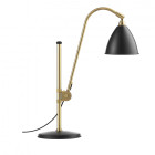 Gubi Bestlite BL1 Table Lamp Brass Matt Soft Black