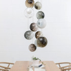 Bocci 28 Series Chandelier Over Table