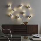 Fontana Arte IO LED Wall Lamp Lifestyle Group Lounge